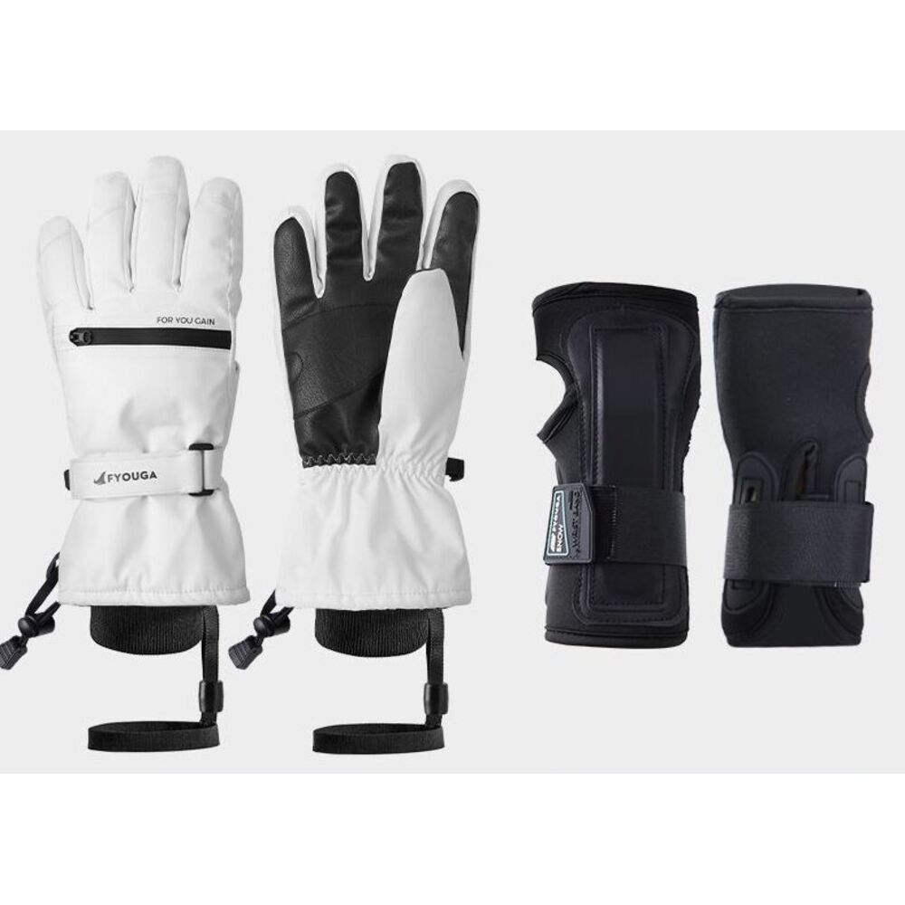 Waterproof And Cold-Resistant, Five-Finger Touchscreen Compatible For Both Alpine And Cross-Country Skiing, Women's Professional Winter Edition_desvips.com