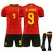 2026 World Cup Belgium Home Number 7 De Bruyne Unisex Football Suit Customr Children Jersey_desvips.com