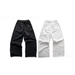 2025 New Trend English Line Art Design Unisex Wide-Leg Side Print Series Long Pants_desvips.com