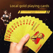 High-End Playing PVC Plastic Waterproof Black Gold Poker Adult High-Value Thickened Cards Dou Dizhu Wholesale_desvips.com