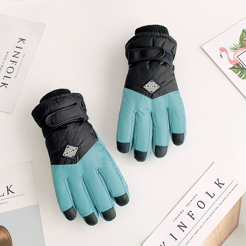 Winter Thickened Gloves Women, Windproof Waterproof, Suitable Cycling Skiing, Touchscreen Compatible, Cute Student_desvips.com