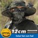 Solar Powered Fan Fisherman And Women, Summer Outdoor Hiking Sunshade Sun Protection Hat, Three-Dimensional Wide Brim_desvips.com