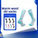 Winter Merino Ski For Men And Women, Warm High Thickened Towel Bottom Sports Hiking Socks, Long Tube Snow Socks_desvips.com