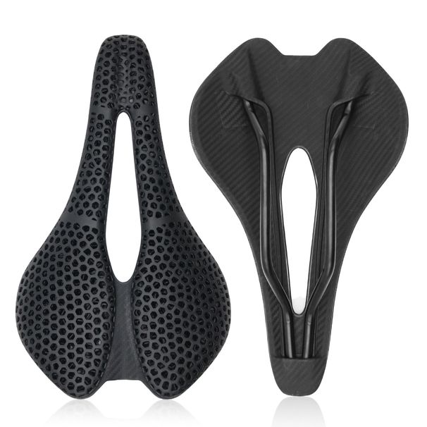 3D Printed Road Seat Cushion Competition Grade Breathable Mountain Bike Saddle Waterproof Lightweight Modified_desvips.com