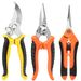 EWPJDK 3 Pack Stainless Steel Garden Pruning Shears Scissors Clippers_desvips.com