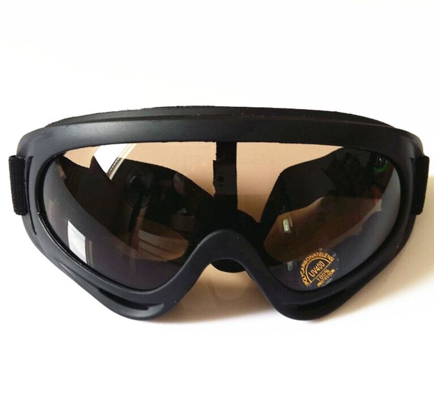 Outdoor Cycling Ski X400 Protective Motorcycle Windproof Goggles Impact-resistant Tactical Safety Glasses_desvips.com