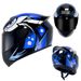 Qike Unisex Motorcycle Helmet All Season Bluetooth Full Face Personalized Car Rider Helmet_desvips.com