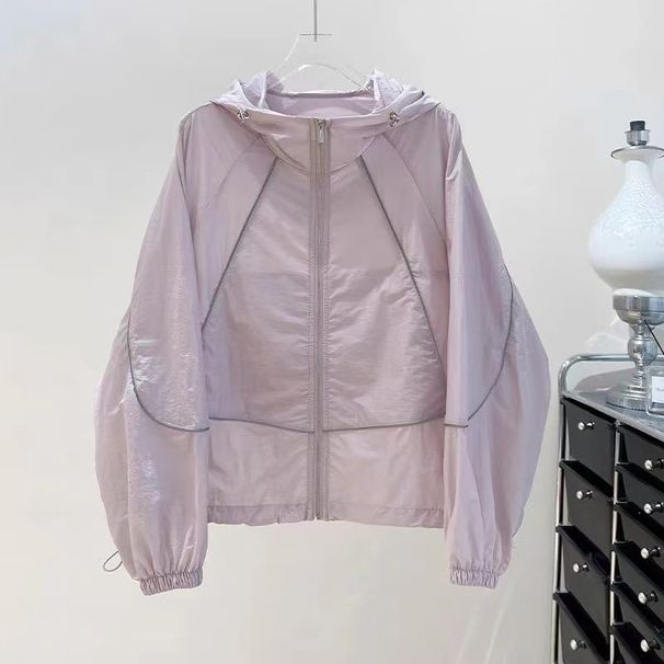 Women's Summer Thin Sunscreen Jacket 2025 New Loose Versatile Sun Cardigan For Air Conditioned Rooms, UV Protection_desvips.com