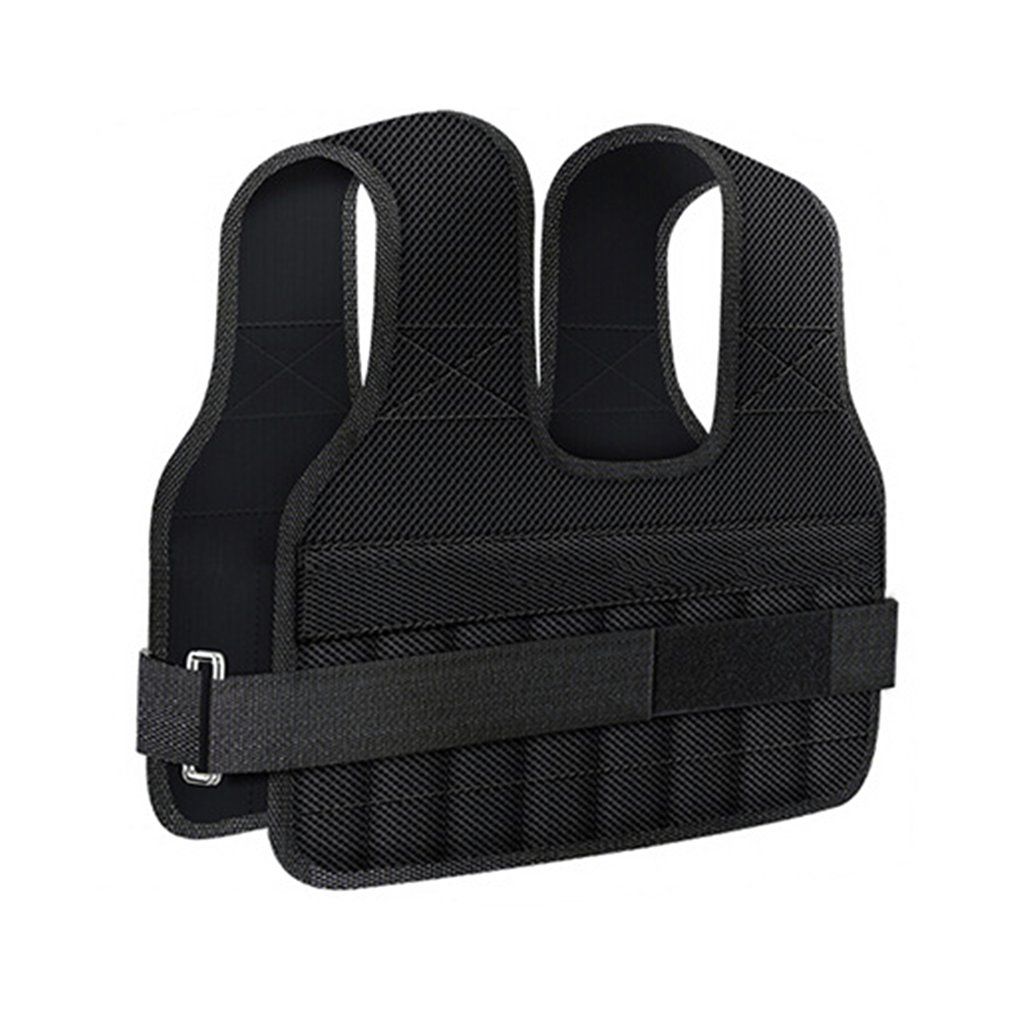 Weight-bearing Vest Weight Training Sports Boxing Gym Equipment Adjustable Vest Jacket Single Row Small Vest_desvips.com