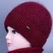 Knitted For Middle-aged Elderly Women, Mom's Woolen Hat, Autumn And Winter Ear Protection, Versatile Grandma's Warm Hat_desvips.com
