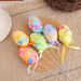 New Easter Pattern Printed Foam Decorations, Holiday Simulation Egg Inserts For Scene Arrangement_desvips.com