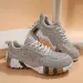 Vintage Rhinestone Handmade Running Woman Versatile Comfortable Flat Durable Sports Breathable Casual College Anti Slip_desvips.com