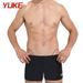 Two-Piece Suits Yuke Men's Sharkskin Swimming Trunks Large Size Swimsuit Swimming Trunks Waterproof Quick Drying Lace Up Swimming Shorts_desvips.com