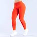 Women's Quick Drying Running Leggings Matte Ribbed Yoga Pants Summer Sports Seamless Fitness Tights_desvips.com