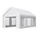 LOGOS M0029-01XX KD 3x6-Meter Party Shelter, 180g PVC Tarpaulin, Iron Pipe 38*0.65 Outdoor Activity Shelter, Open-Air Party Shelter, Sunshade Shelter_desvips.com