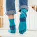 5 Pairs High Quality Men's Split Toe Sport Autumn Winter Thick Sweat-absorbing Anti-friction Cotton Socks Five Fingers_desvips.com