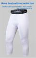 Men's Basketball Compression Leggings 7/8 Length Sports Training Base Layer High Elasticity Breathable Quick Drying Running Fitness Pants_desvips.com
