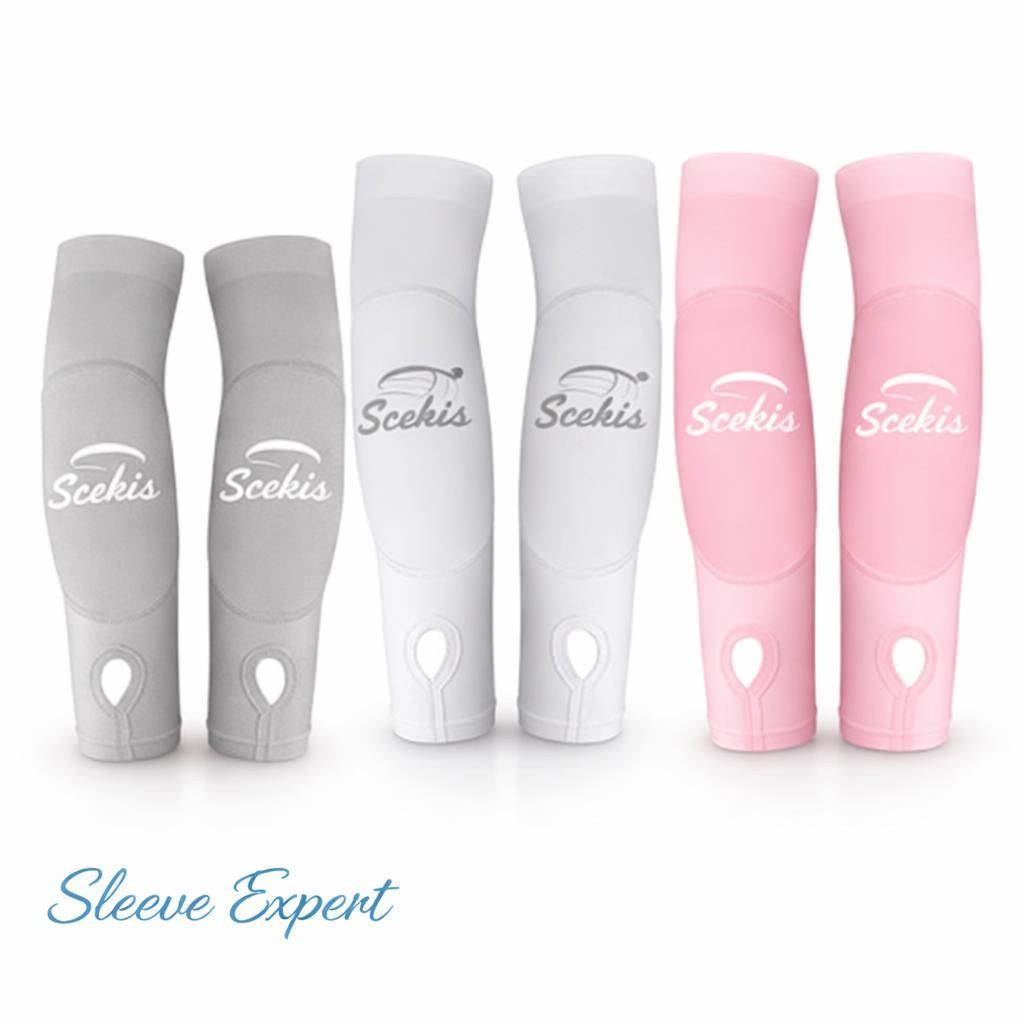 3 Pairs Youth Volleyball Arm Sleeves With Wrist Guard Protection Pads Thumbhole Sports Support Gear_desvips.com