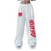 Street Style Sports Jazz Hip Hop Dance High Waist Straight Wide-Leg Long Pants In Stock_desvips.com