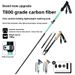 KILIMA Qilima Trekking Pole Carbon Fiber Folding Sturdy Lightweight Hiking Snow Mountain Unisex Outdoor Portable_desvips.com