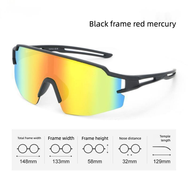 Leshen Night Vision Glasses Cycling, Outdoor Sports, Running, Windproof, Anti-Glare, Large Frame Goggles_desvips.com