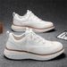 Fashion Sneakers Men's Artificial PU Splicing Breathable Non-Slip Wear-Resistant Running Shoes 40-50_desvips.com