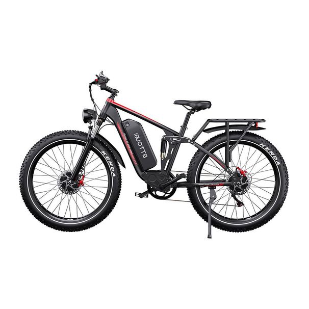 DUOTTS S26 Electric Bicycle,750W*2 Motor 48V 20Ah Battery,26"Tire,,Range(Assist Mode)120km_desvips.com