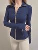 Women's Slim-Fit Long Sleeve Yoga Jacket - Breathable, Stretchy & Lightweight For Workouts, Running & Sun Protection_desvips.com