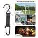Sumind 4 Pack Baseball Bag Hook For Fence Softball Baseball Bag Clip, Black_desvips.com