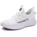 New Men's Summer Woven Flat Trendy Casual Running Shoes, Breathable Lightweight Sports Shoes For Men And Women_desvips.com