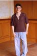 New Business Commuter Simple Casual Turn-down Collar Polo Shirt Top, Versatile And Popular Knitted T-shirt Short Sleeve Men's_desvips.com