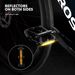 ROCKBROS Bicycle Pedals With Reflectors, Platform Pedals, Aluminum 9/16", For MTB, Road Bike, BMX_desvips.com