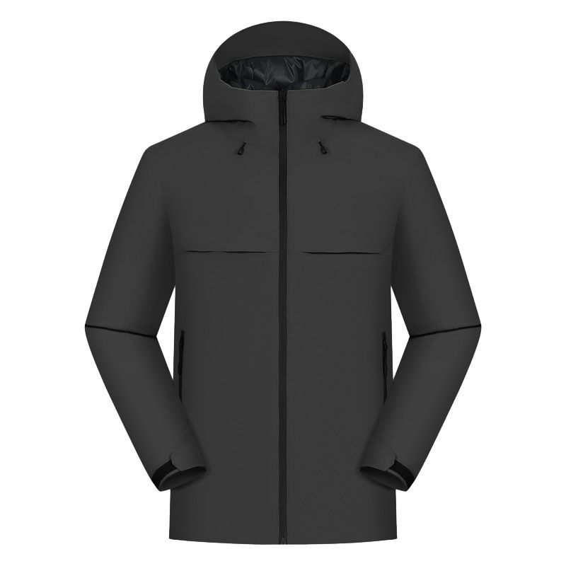 Men's And Women's White Goose Cold-Proof Windproof Water-Repellent Thermal Sealed Laminated Coat Integrated Down Puffer_desvips.com