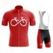 2025 New Summer Men's Short Sleeve Cycling Jersey Set Moisture-Wicking Mountain Off-Road Clothing_desvips.com