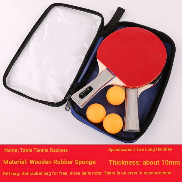 Beginner/amateur/professional Player Three-gear Training Competition Racket, Table Tennis Racket, Horizontal Racket Set_desvips.com