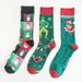 New European And American Christmas Series Couple Mid-Calf Men's Reindeer Trendy Cartoon Sports Socks_desvips.com
