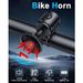 Electric Bike Horn 130db Loud Bicycle Horn,Bike Bell For 22.2-32mm Handlebars Bike Horn For Adults With 3V Battery,Easy Installation Bicycle Bells_desvips.com