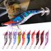 HENGJIA 10PCS 4.02in/10.2cm 12.1g Squid Bait Artificial Jigging Lures Slow Sinking Squid Hooks Sea Fishing Octopus Cuttlefish Luminous Tackle Lure_desvips.com