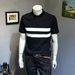 High-end All-cotton Polo Shirt For Men, Summer Trendy Embroidered Short-sleeved Men's Top, New Style, Turn-down Collar Short Sleeve_desvips.com