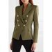Women's Clothing multi color slim fit temperament commuter suits in stock_desvips.com