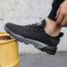 Summer Men New Running Lightweight Platform Sneakers Trend Thick Soled Breathable Anti Slip Casual Jogging Shoes Hot_desvips.com