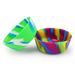 Eco-friendly portable outdoor salad bowl Camo Camping silicone pet Bowl Children's snack bowl Road trip fall proof_desvips.com