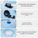 Zone Backrest Handle Thickened Outdoor Inflatable Sled Heavy Duty Snow Tube Winter Ski Ring_desvips.com