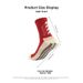 Men's And Women's Mid Calf Trampoline Socks With Terry Cloth Soles Adult Non-Slip Sports Socks With Adhesive Dots Thick_desvips.com