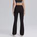 Double-line Yoga Bell-bottom Pants High Waist Hip Lifting Belly Trouser Nude Dance Fitness Outdoor Sports Women_desvips.com