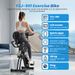 IScooter YZJ-501 Magnetic Exercise Bike – 2.5kg Flywheel, App, Electronic Display, 150kg Max Load – Home Aerobic Equipment_desvips.com