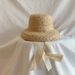 Hand-knitted Sun Hats Raffia Retro Summer Travel Sunscreen Beach Vacation Straw Hat With Lacing For Children Adult Holidays_desvips.com