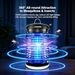 LUOJIBIE Outdoor Electric Bug Zapper With UV/LED Light And 4200V High Voltage, Waterproof Flying Insect Killer For Backyard Patio, Indoor Mosquito Zap_desvips.com