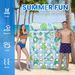 Double Inflatable Hole Floating Water Toy Pvc Inflatable Product With Pillow Water Floating Bed_desvips.com