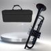 Brass Instrument Trumpet For Beginners Graded Black Color B-flat Band Performance_desvips.com